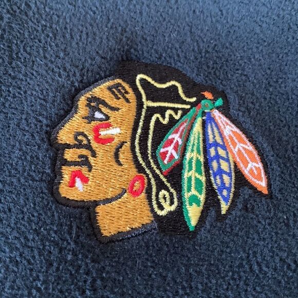 Chicago Blackhawks NHL mens black fleece size small - Picture 4 of 16